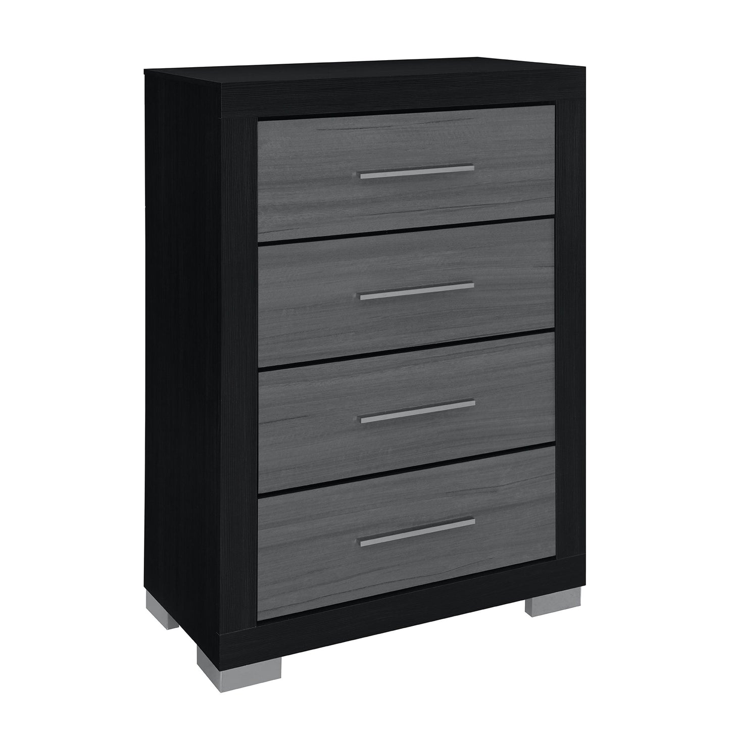 Messa - 5 Piece Bedroom Set With Bookcase Headboard