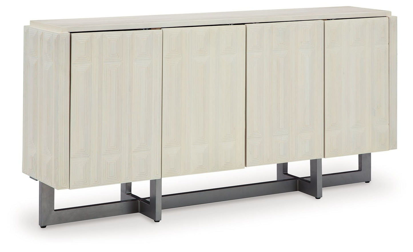 Ornawel - Accent Cabinet - Distressed White