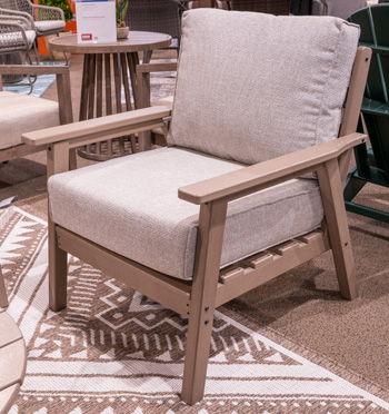 Grover Beach - Lounge Chair With Cushion (Set of 2) - Driftwood