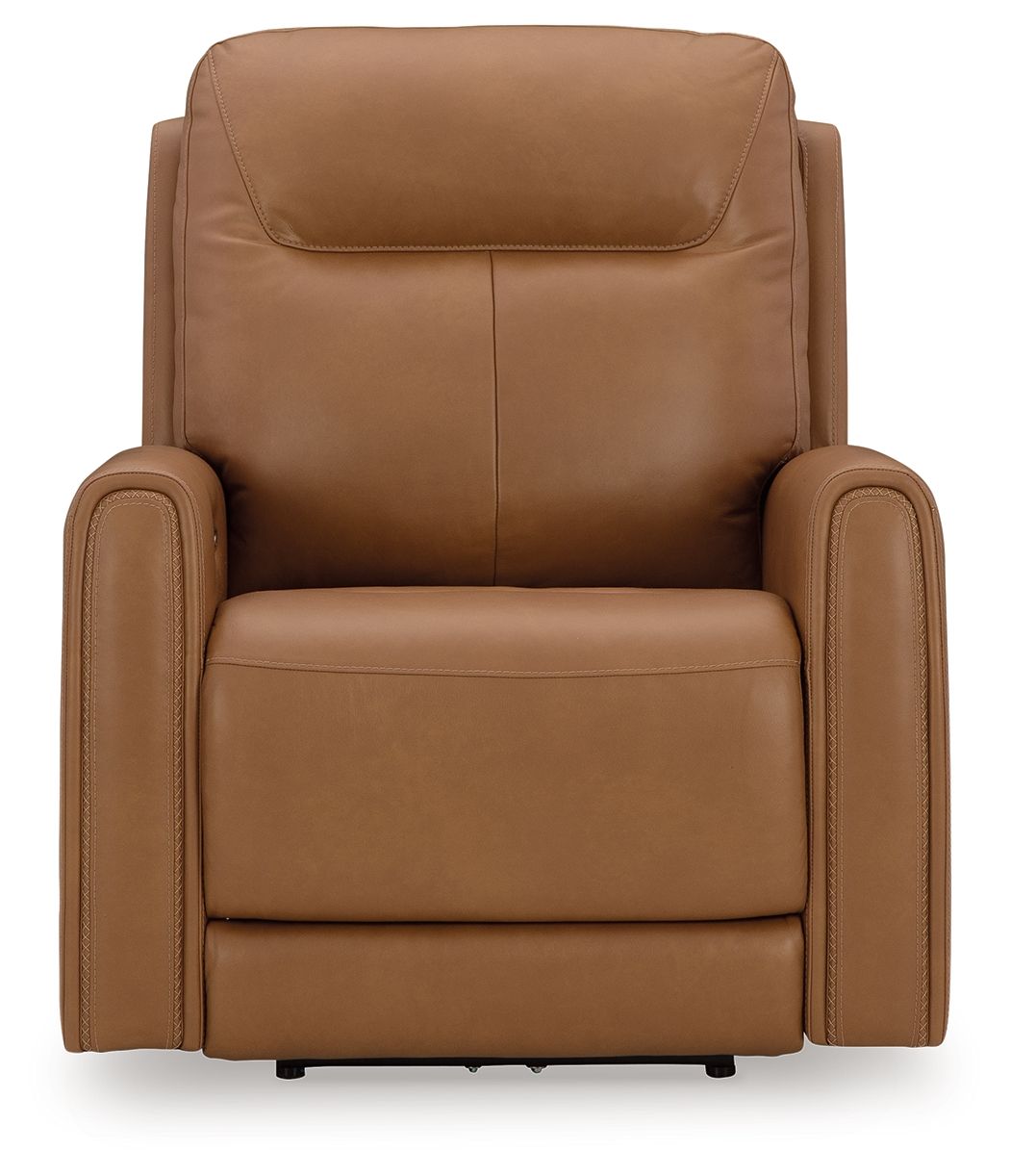 Tryanny - Power Recliner/ Adj Headrest - Butterscotch