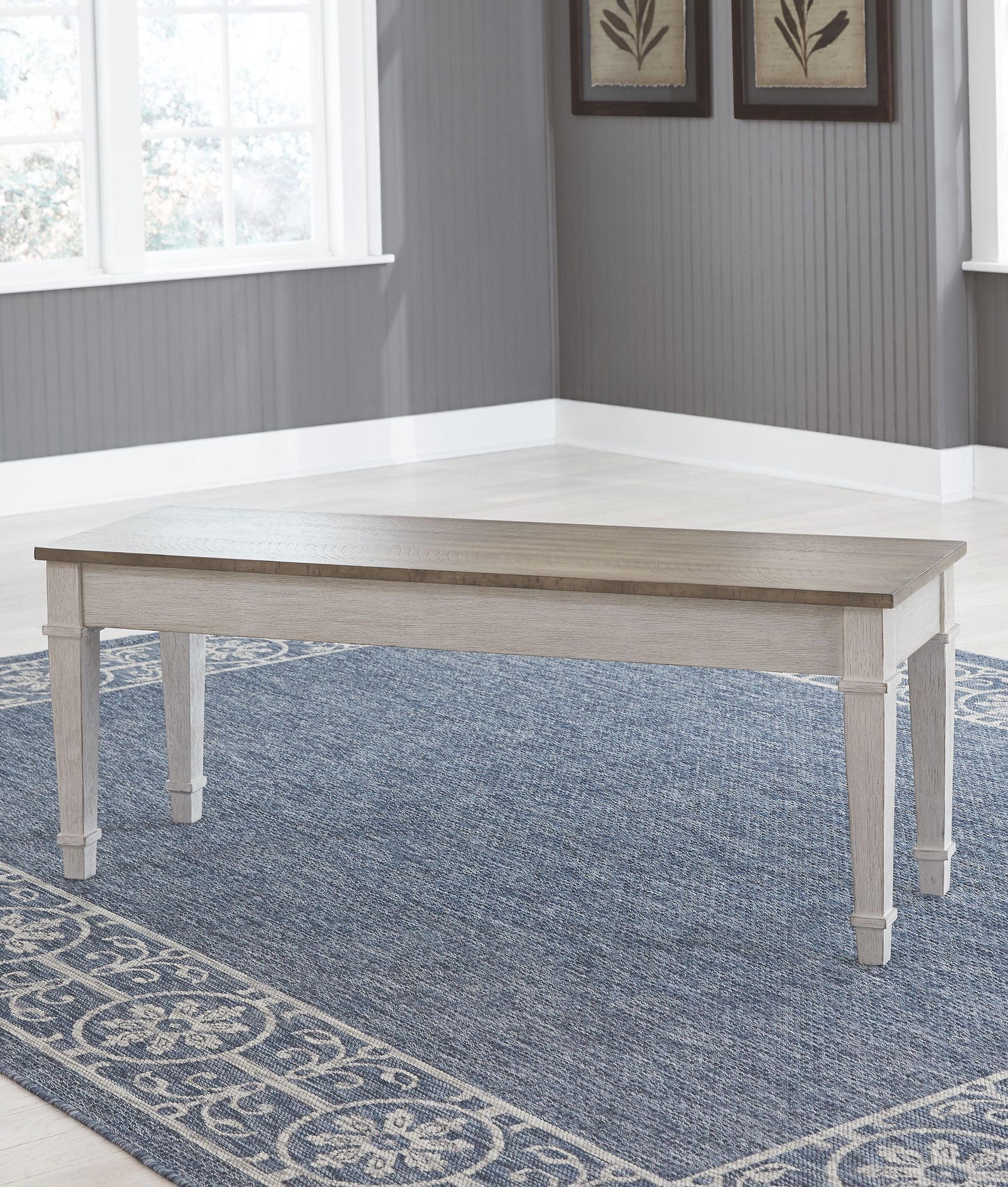 Skempton - Storage Bench - White