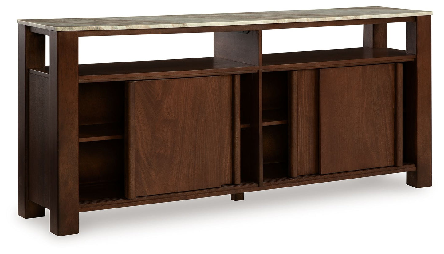 Tobinville - Accent Cabinet - Dark Brown