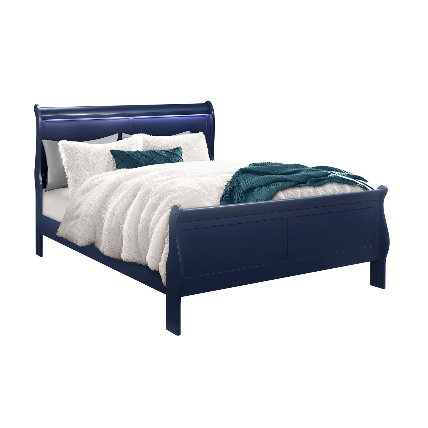 Charlston - 5 Piece Bedroom Set With LED Headboard