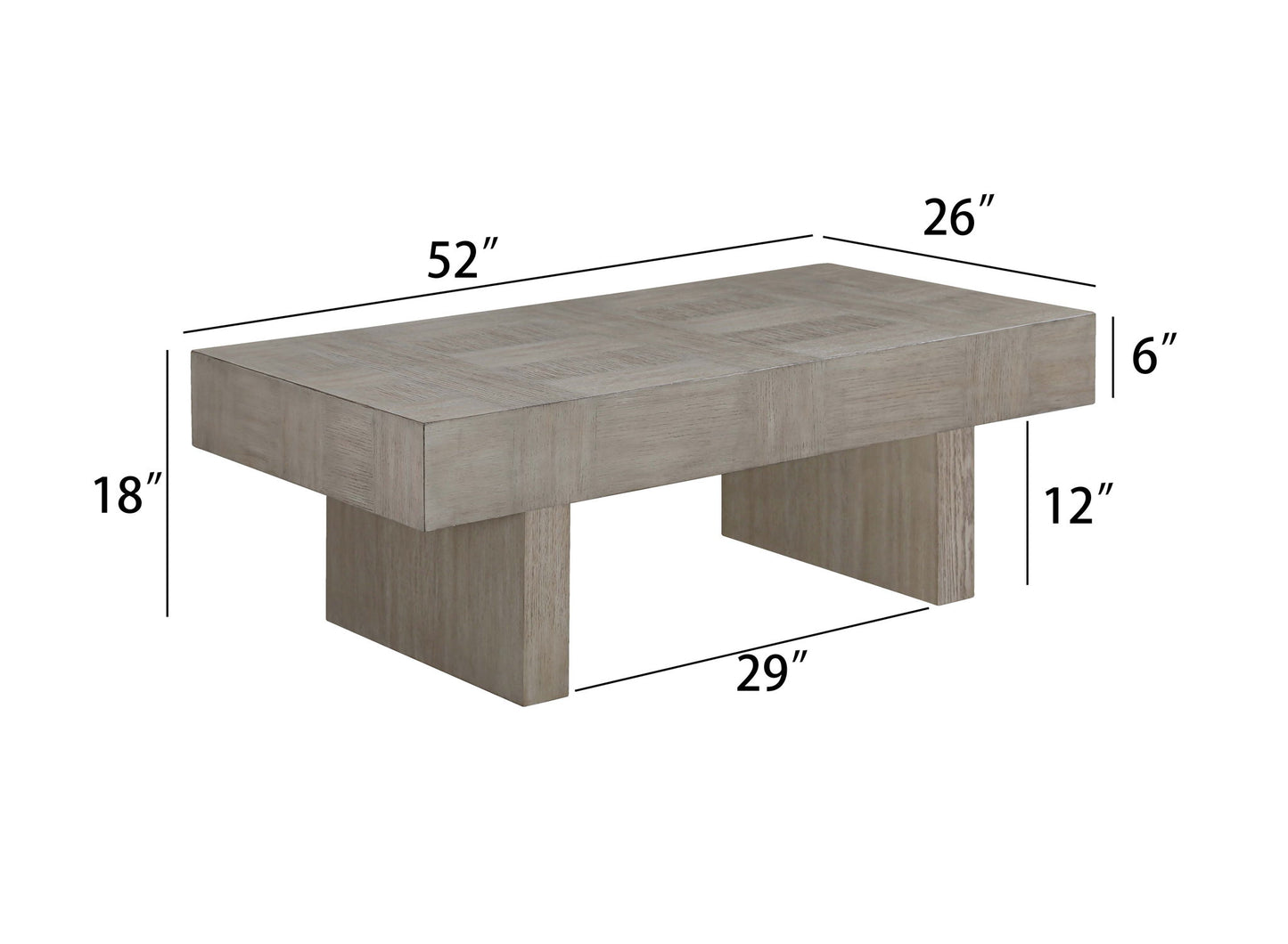 Crawley - Table Set (Coffee & 2 End Tables) - Light Brown