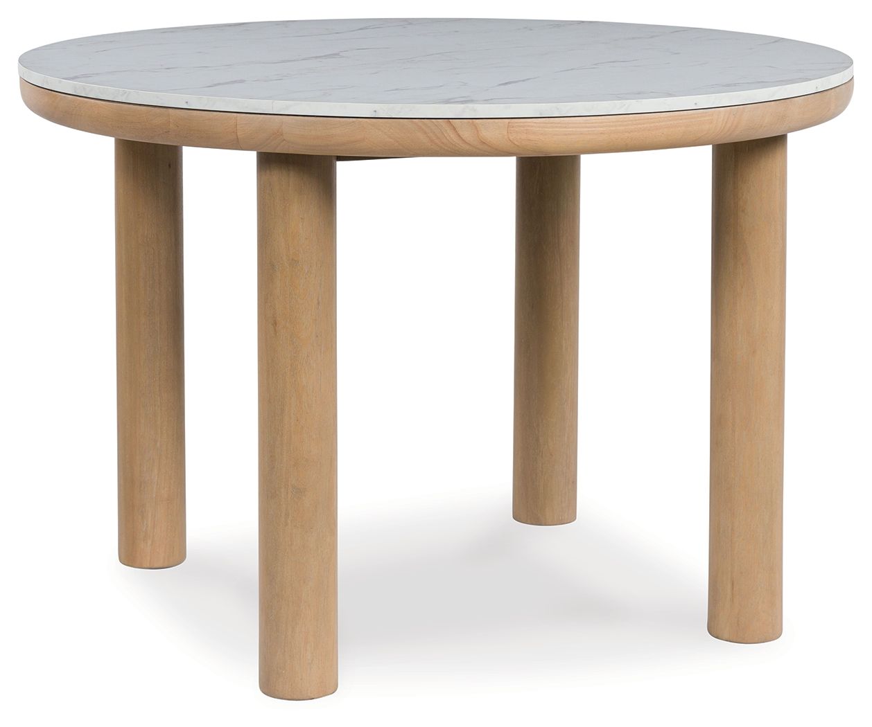 Sawdyn - Round Dining Room Table - Light Brown