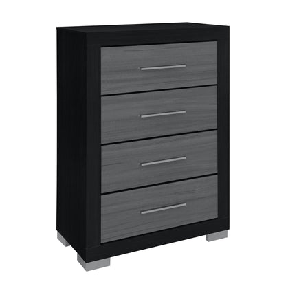 Messa - 5 Piece Bedroom Set With Bookcase Headboard