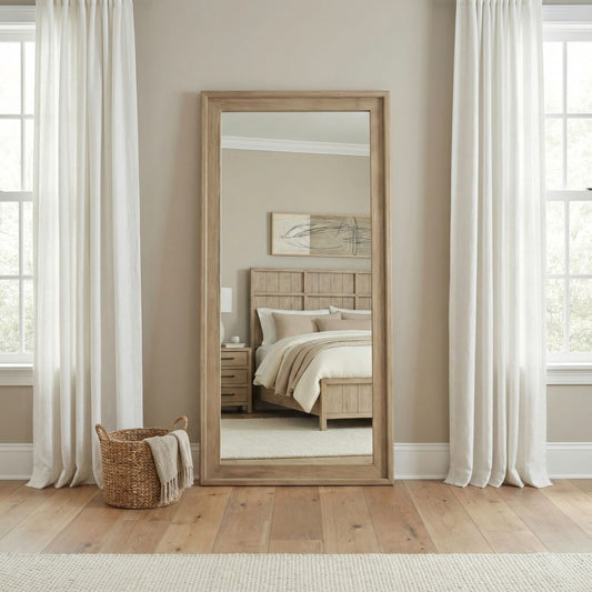 Proximity Place - Floor Mirror - Barley Buff