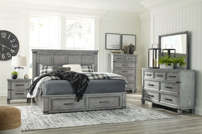 Russelyn - Dresser, Mirror - Gray