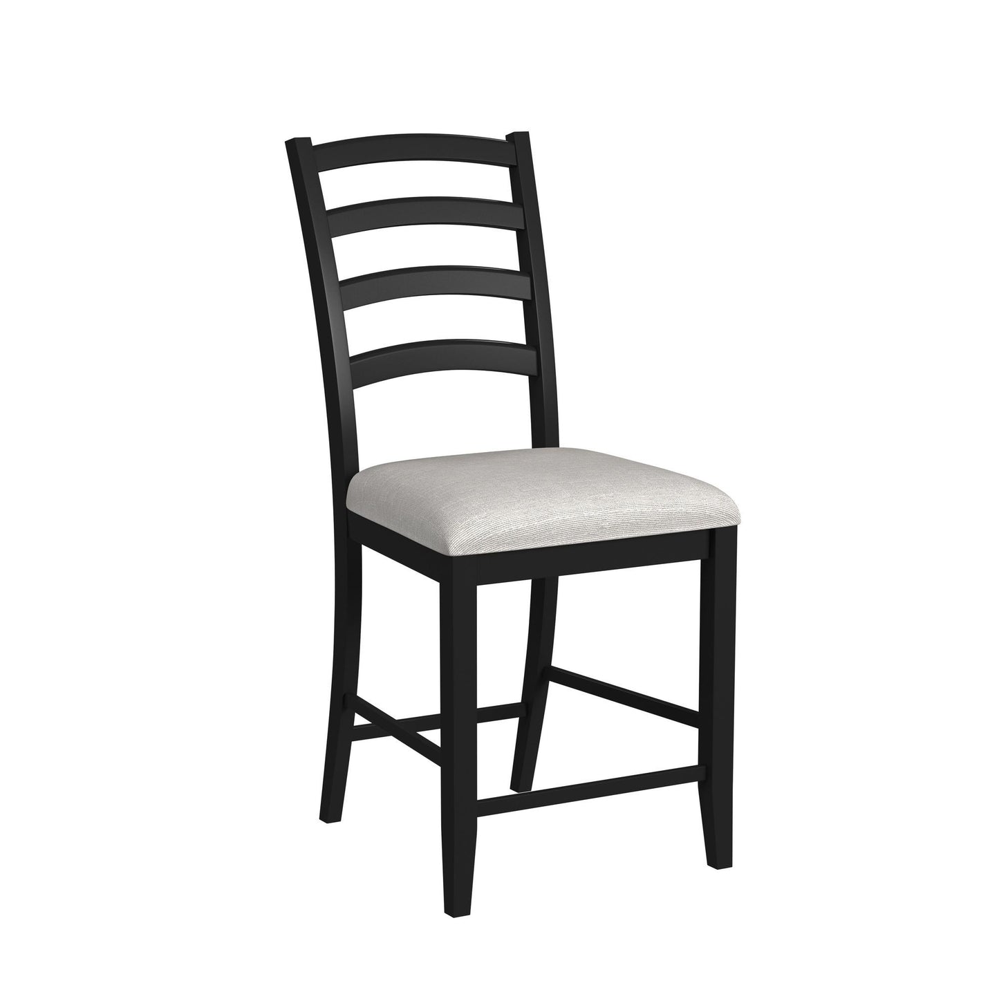 Tulane - 5 Piece Dining Set (Counter Table & 4 Counter Chairs) - Oak & Black