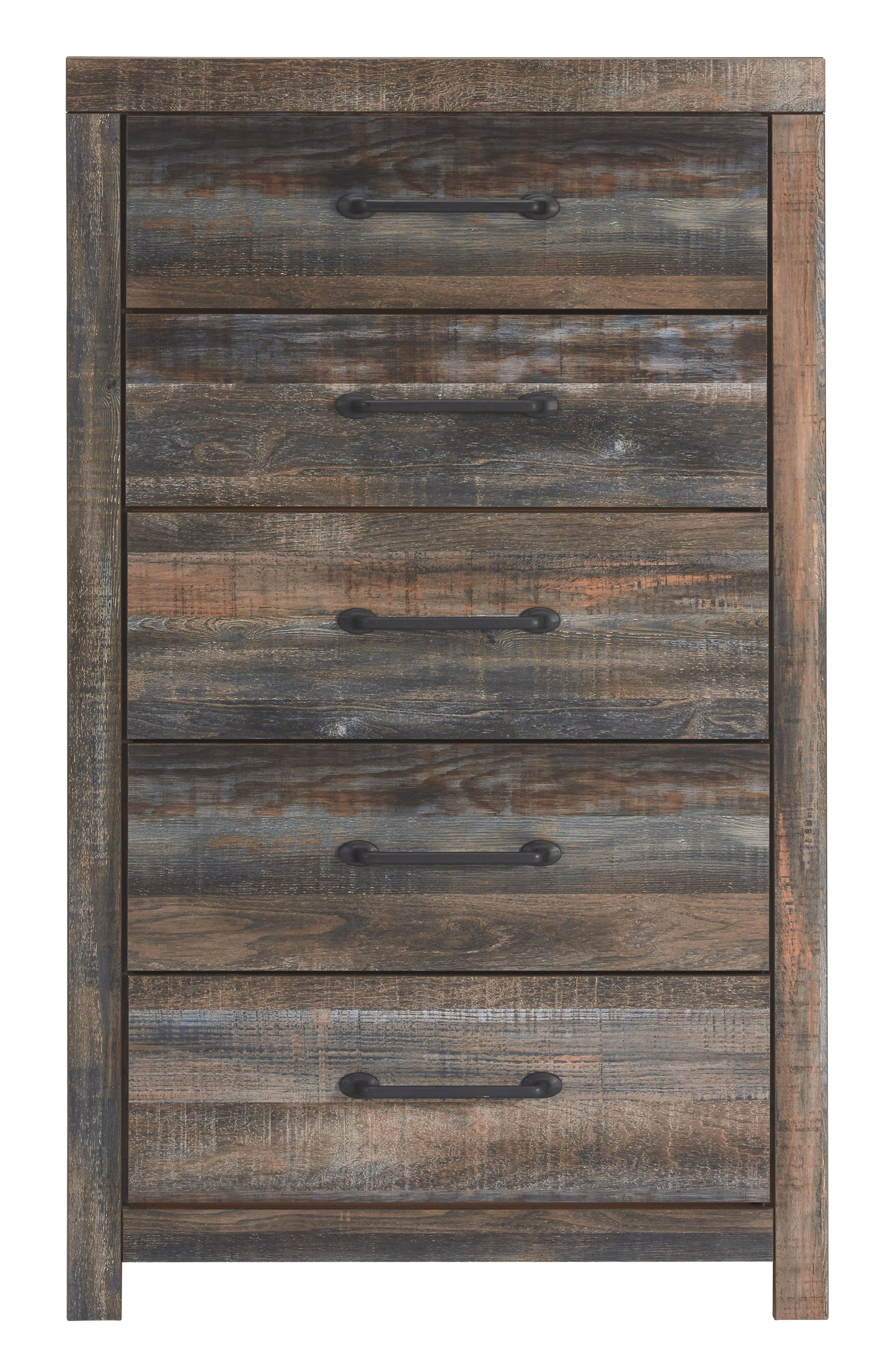 Drystan - Five Drawer Chest - Brown / Beige