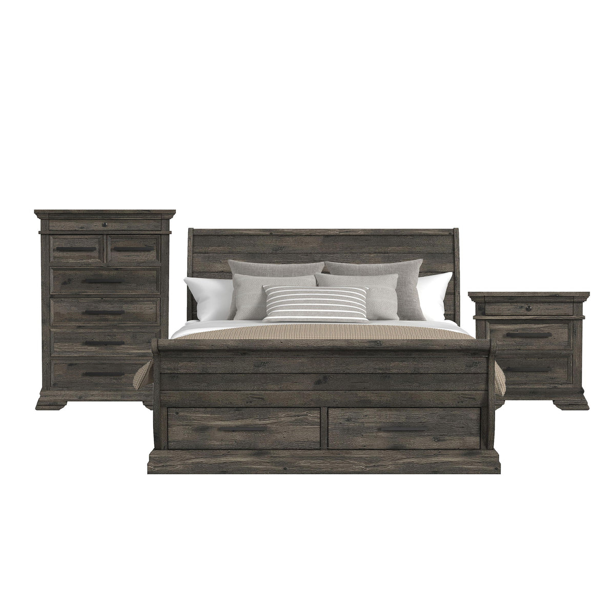 Park Ridge - Sleigh Storage Bedroom Set
