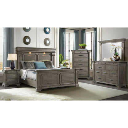 Kings Court - 3-Drawer Nightstand (Sliding Top)