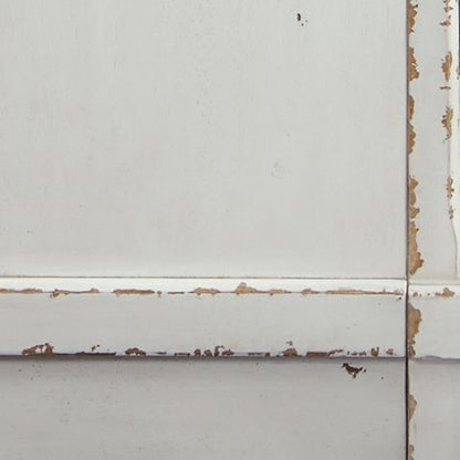 Realyn - 2 Pc. - 74" TV Stand with Electric Infrared Fireplace Insert - Chipped White