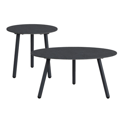 Bali - Two Piece Occasional Set - Dark Gray
