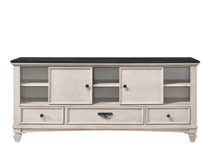 Sawyer - TV Stand - Antique White
