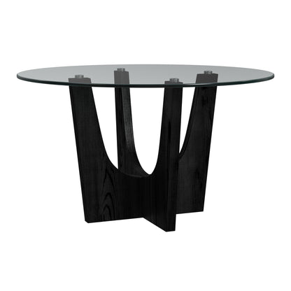 Oregon - Round Table With Glass Top