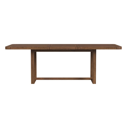 Glinda - Dining Table With 18" Leaf - Brown