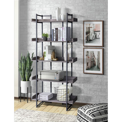 Preston - Bookshelf - Gray