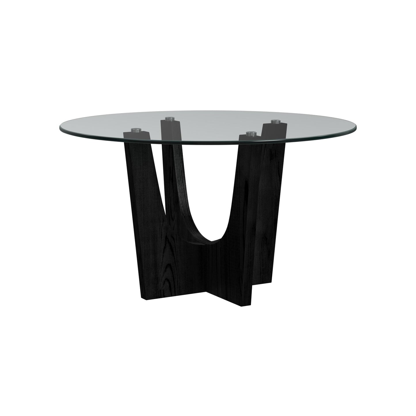 Oregon - Round Table With Glass Top