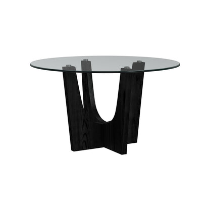 Oregon - Round Table With Glass Top