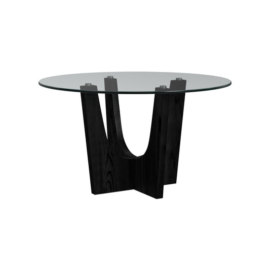 Oregon - Round Table With Glass Top