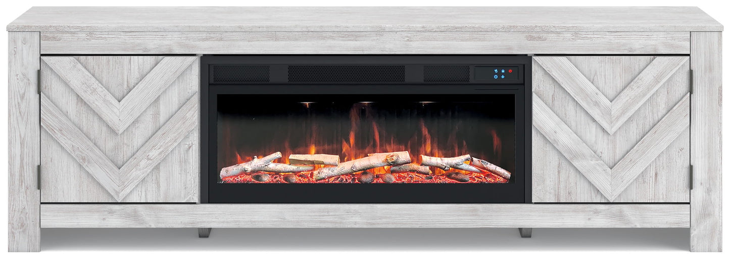 Cayboni - LG TV Stand With Fireplace Option