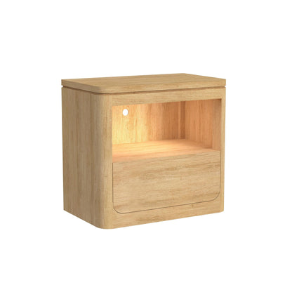 Rosalie - Nightstand With USB And LED