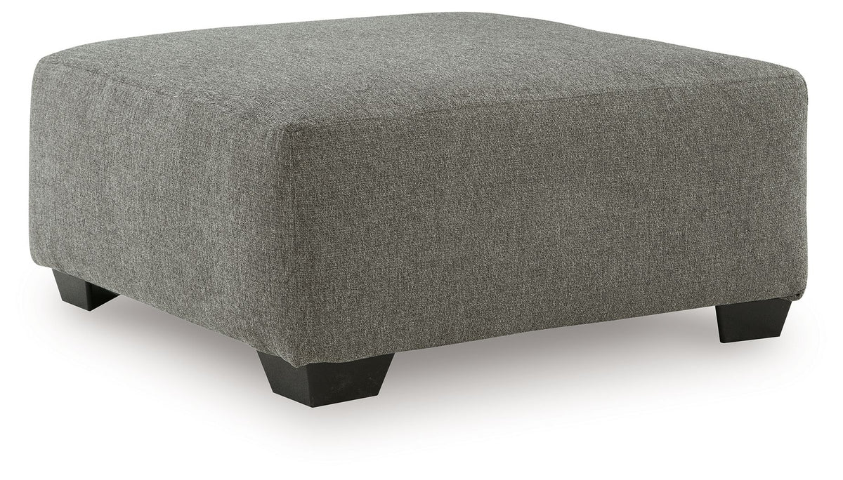Clarington - 2 Pc. - 3-Piece Sectional And Oversized Ottoman - Greystone