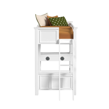 Hampton Kids - Loft With Ladder And Desk With Speaker