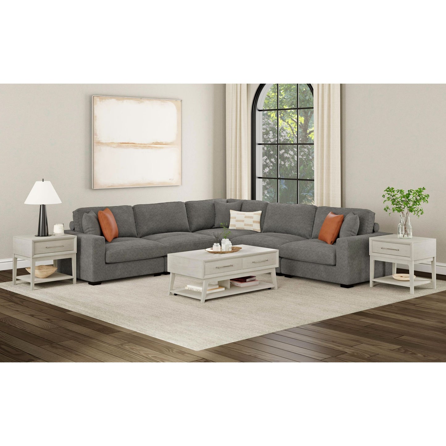 Westland - End Table - Almond