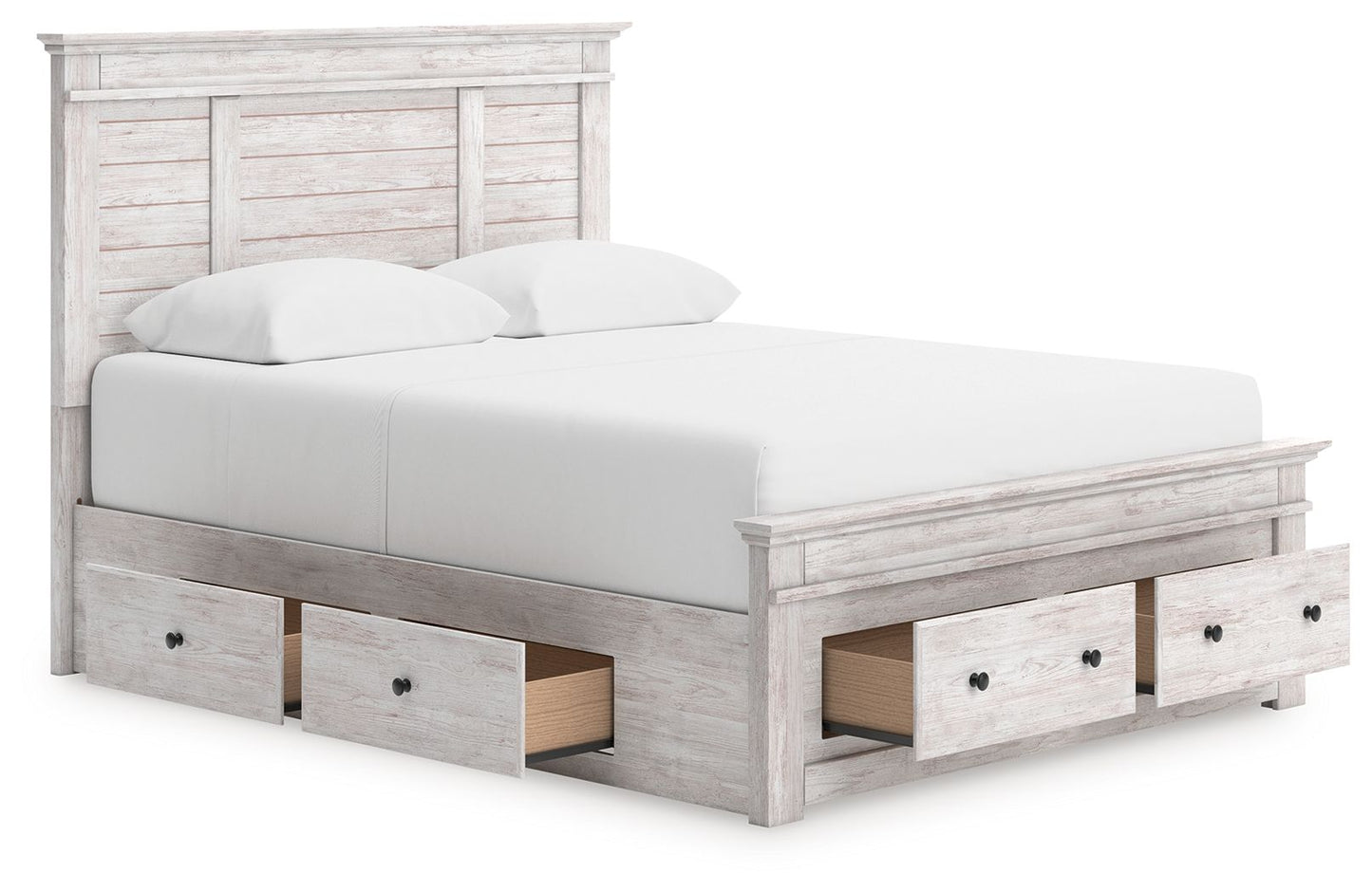Makidern - Panel Storage Bed
