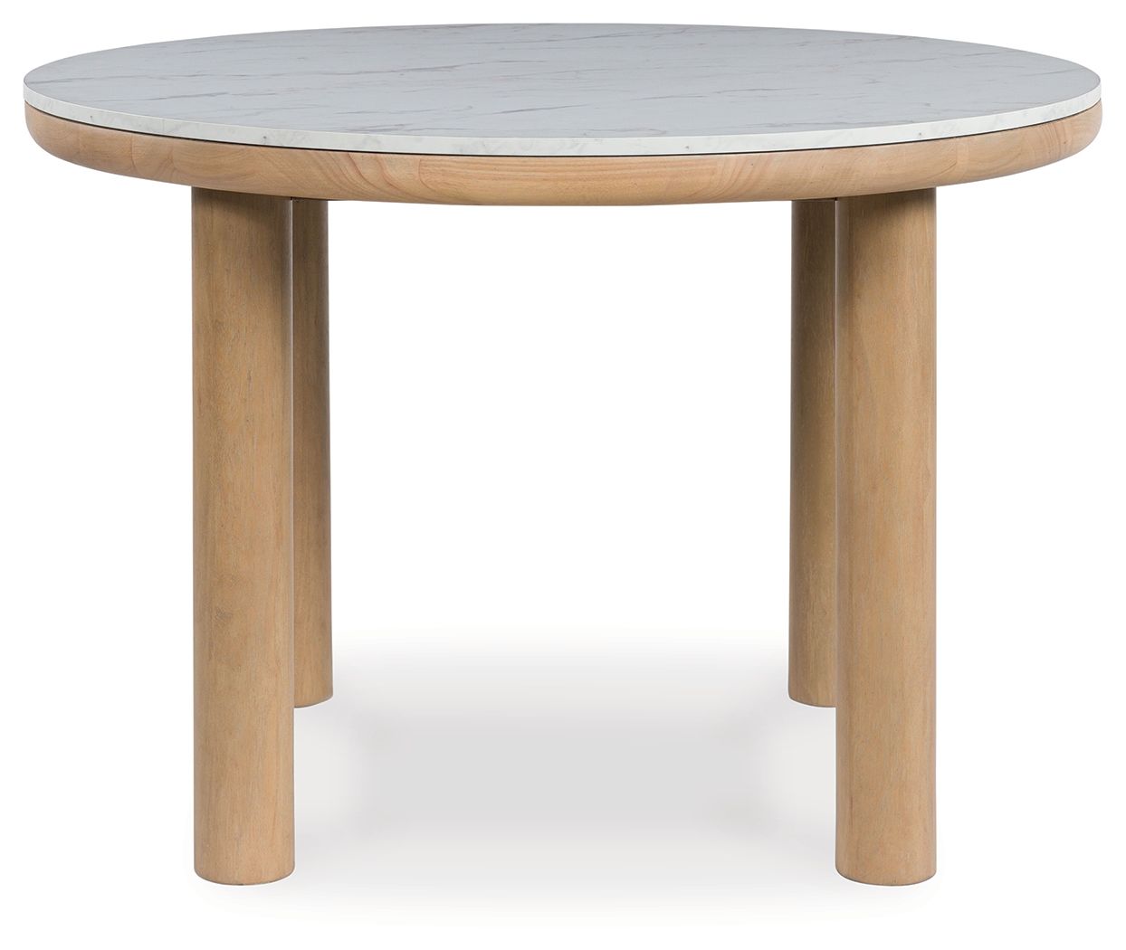 Sawdyn - Round Dining Room Table - Light Brown