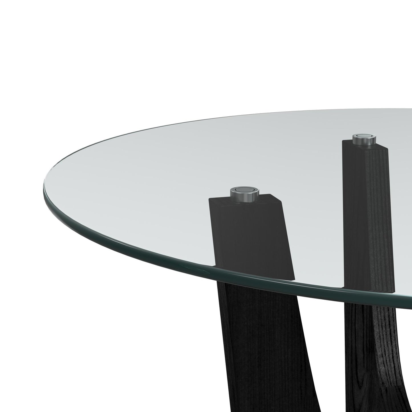 Oregon - Round Table With Glass Top