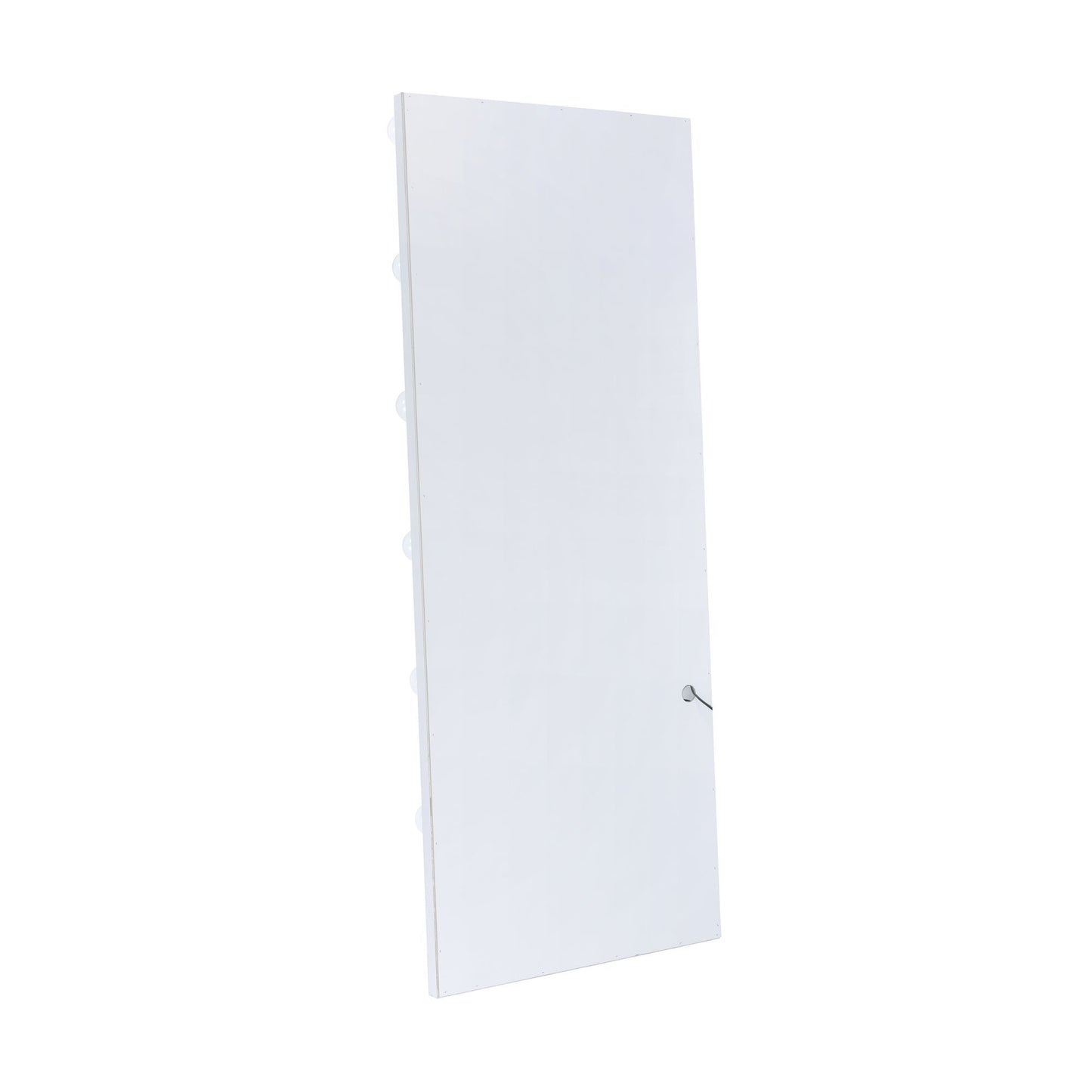 Lindy - Floor Mirror - Glossy White