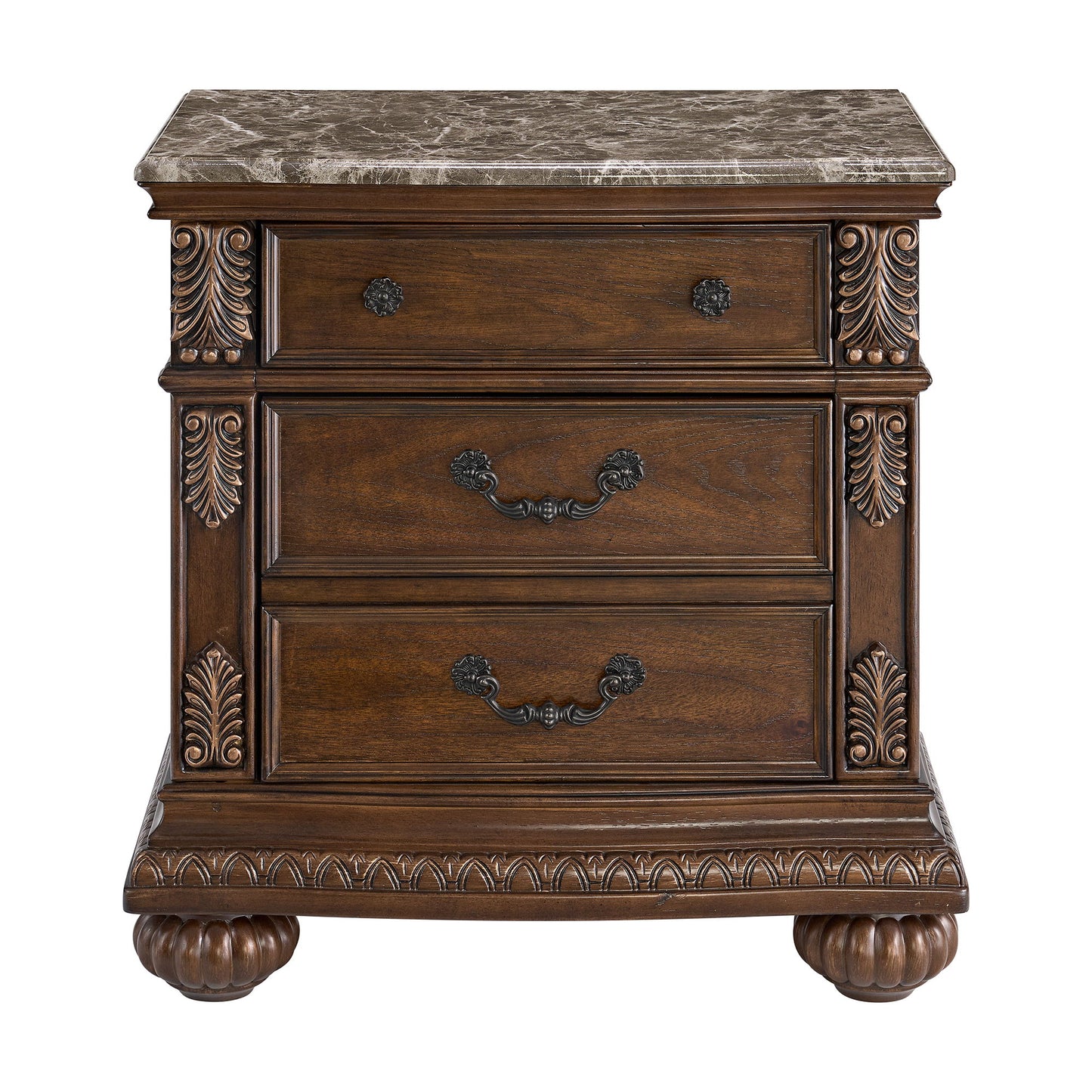 Cadenza - Nightstand With USB-C - Brown