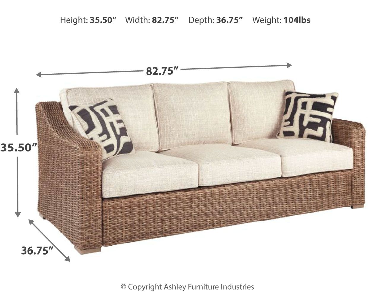 Beachcroft - 6 Pc. - Lounge Set - Beige