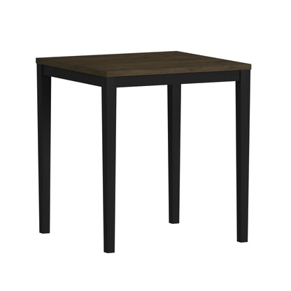 Tulane - 5 Piece Dining Set (Counter Table & 4 Counter Chairs) - Oak & Black