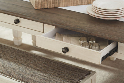 Bolanburg - Rectangular Dining Room Table - Beige