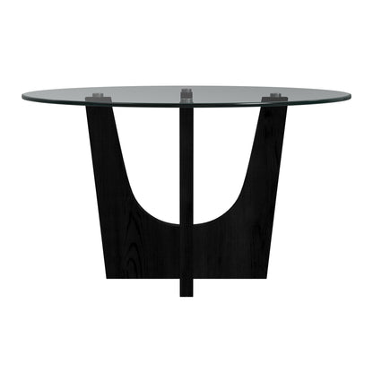 Oregon - Round Table With Glass Top