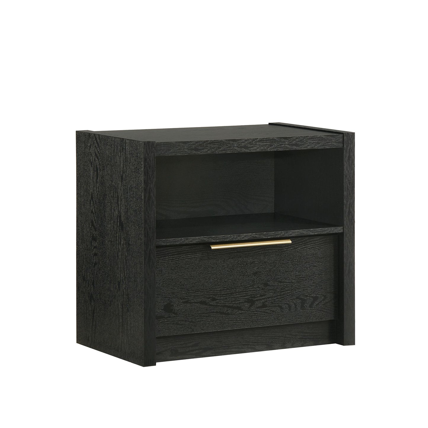 South Bend - Nightstand With USB - Black