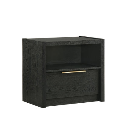South Bend - Nightstand With USB - Black