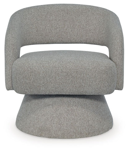 Nashkins - Swivel Accent Chair - Pebble