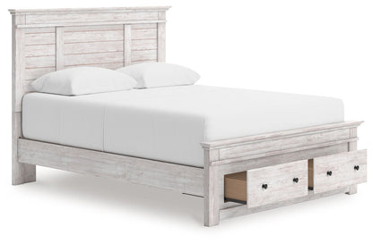 Makidern - Panel Storage Bed