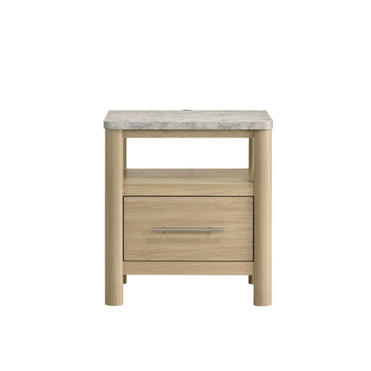 Jonas - Nightstand With USB - Natural