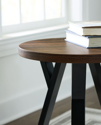 Elbrynn - Occasional Table Set (Set of 3) - Brown / Black