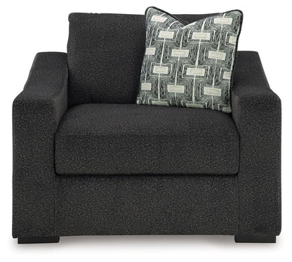 Wryenlynn - Chair And A Half - Onyx