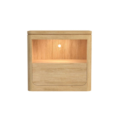 Rosalie - Nightstand With USB And LED