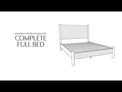Cadmori - Upholstered Panel Bed